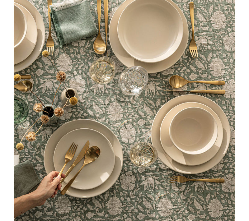 over&back Coupe 16-Piece Semi-Matte Stoneware Dinnerware Set — View 4