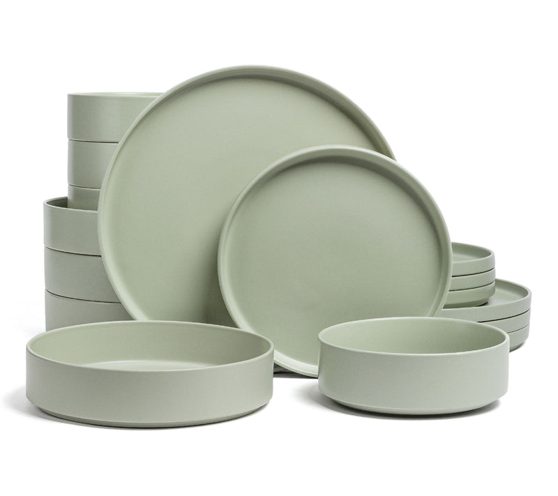 over&back Stackable 16-Piece Semi-Matte Stoneware Dinnerware — View 14