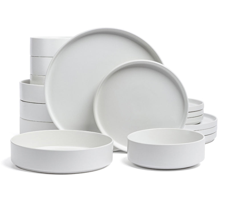 over&back Stackable 16-Piece Semi-Matte Stoneware Dinnerware — View 15