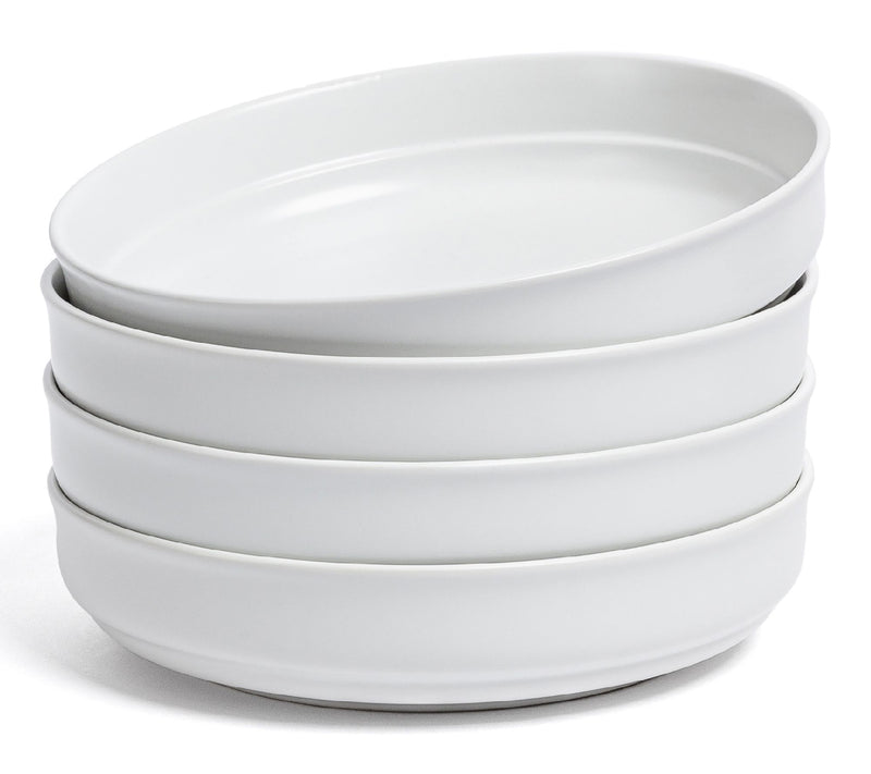 over&back Rimmed 32oz Semi-Matte Stoneware Dinner Bowls — Main view