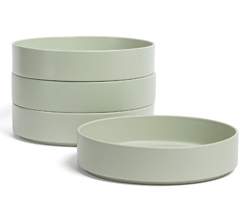 over&back Stackable 40oz Semi-Matte Stoneware Dinner Bowls — View 14