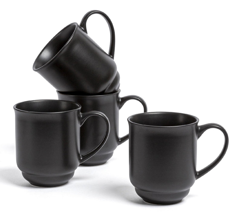 over&back Rimmed 16oz Semi-Matte Stoneware Mugs, Set of 4 — View 13