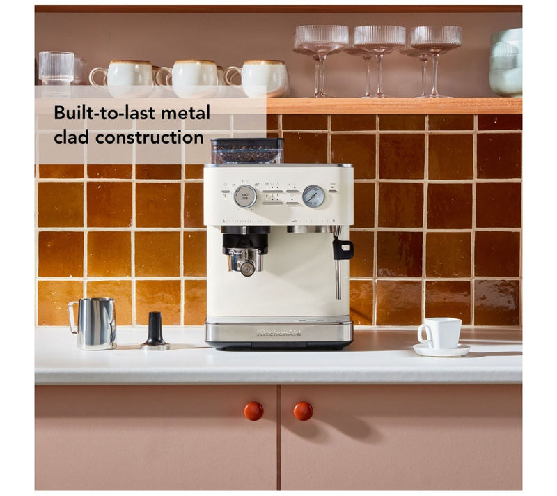 KitchenAid Semi Automatic Espresso Machine withBurr Grinder — View 2