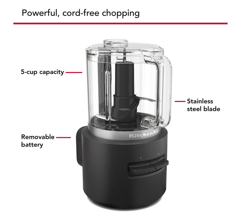 KitchenAid Go Cordless Food Chopper with Battery — View 3