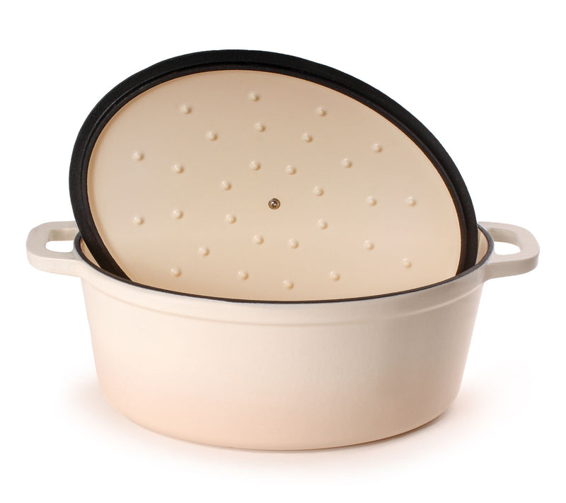 BergHOFF Neo Cast Iron Oval Dutch Oven 13" withLid — View 2