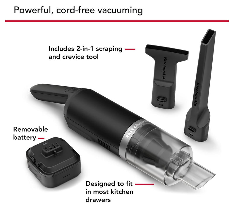 KitchenAid Go Cordless Kitchen Vacuum with Battery — View 2