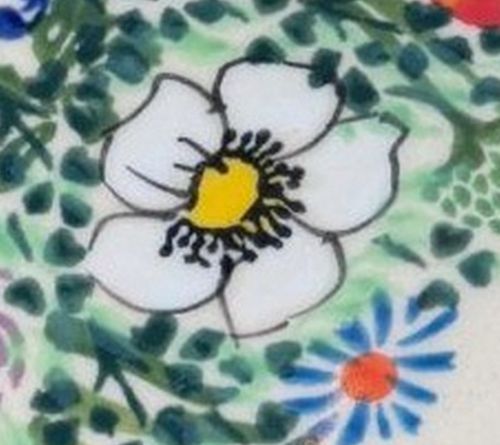 Lidia's Polish Pottery Ruffle Cookie Plate — View 8