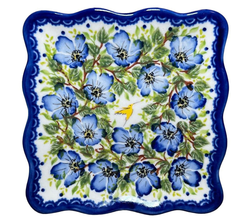 Lidia's Polish Pottery Ruffle Cookie Plate — View 14