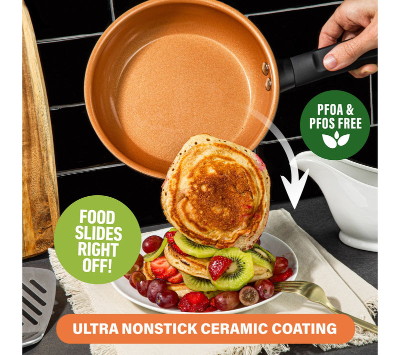 Gotham Steel Pro Premier 17 Piece Nonstick Cookware Set — View 5