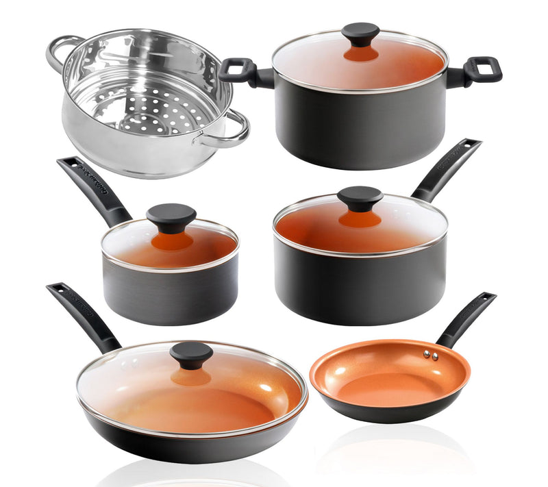 Gotham Steel Pro Premier 10 Piece Nonstick Cookware Set — Main view