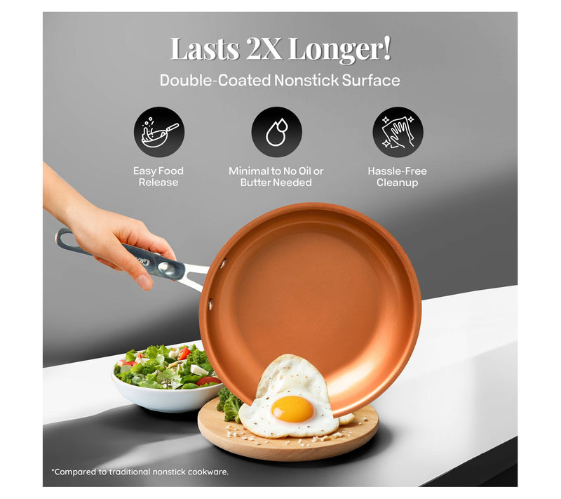 Gotham Steel Graphite 12 Piece Nonstick CeramicCookware Set — View 5