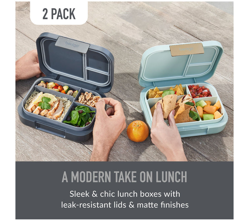 Bentgo Portion Perfect Modern Leak-Resistant Lunch Box, 2 Pack — View 10