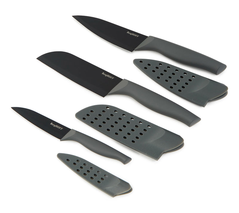 BergHOFF DiNA Vector Nonstick Stainless Steel 6Pc Knife Set — View 8