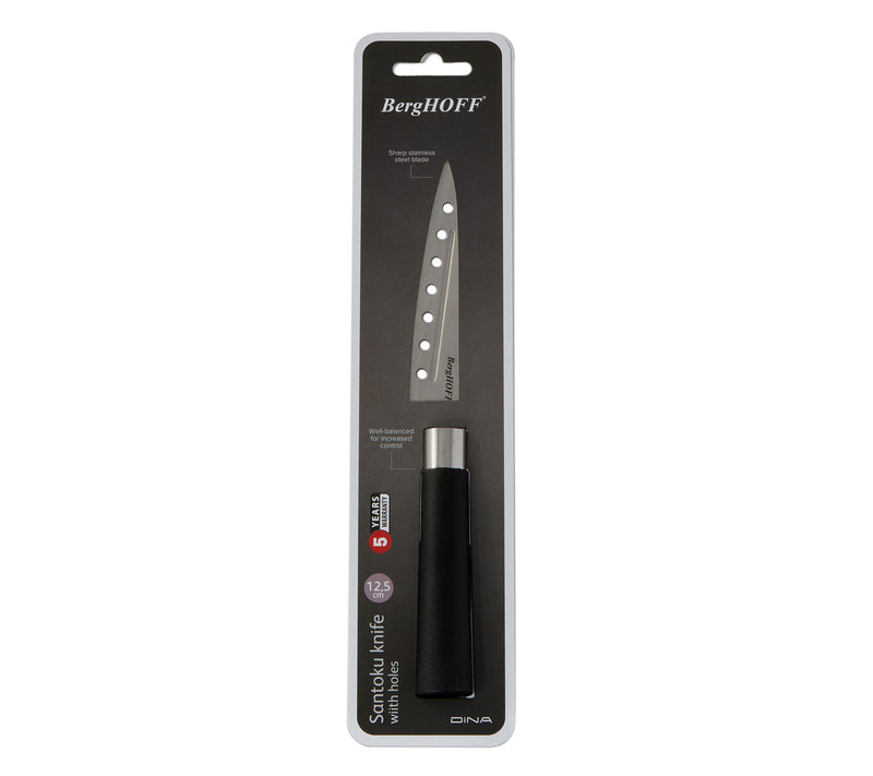 BergHOFF DiNA Codon Santoku Knife with Holes 5" — View 6
