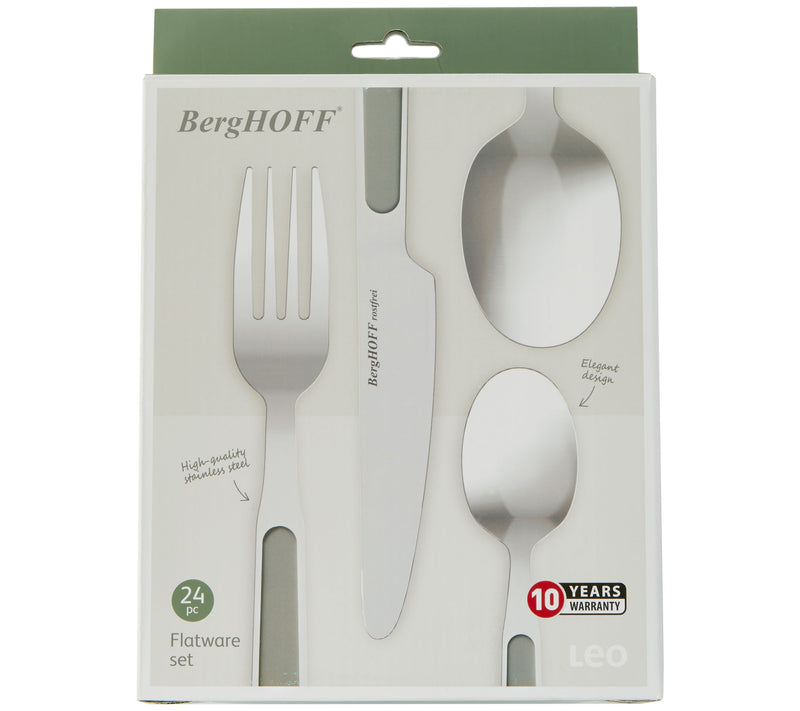 BergHOFF Leo Balance Stainless Steel 24-Piece Flatware Set — View 6