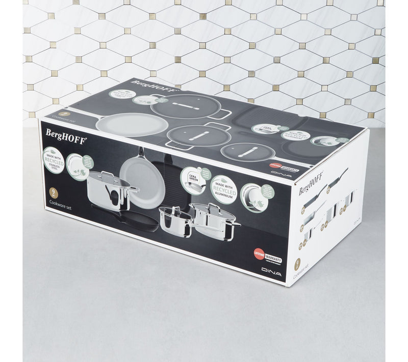 BergHOFF DiNA Helix Recycled 9pc Cookware Set — View 7