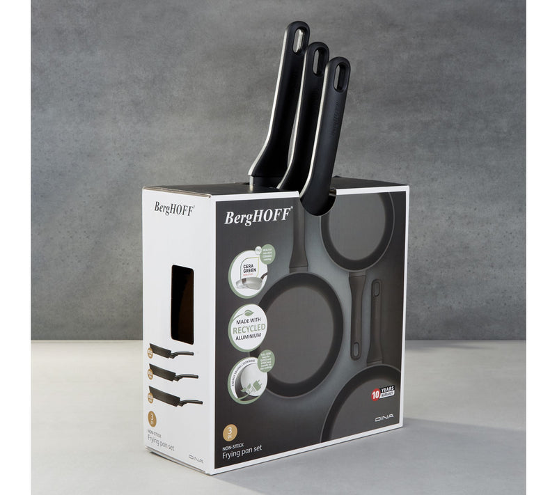 BergHOFF DiNA Helix 3pc Nonstick Ceramic Fry Pan Set — View 7