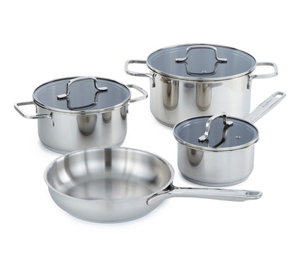 BergHOFF DiNA Helix 18/10 Stainless Steel 7pc Cookware Set