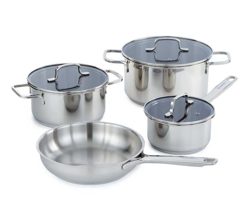 BergHOFF DiNA Helix 18/10 Stainless Steel 7pc Cookware Set — Main view