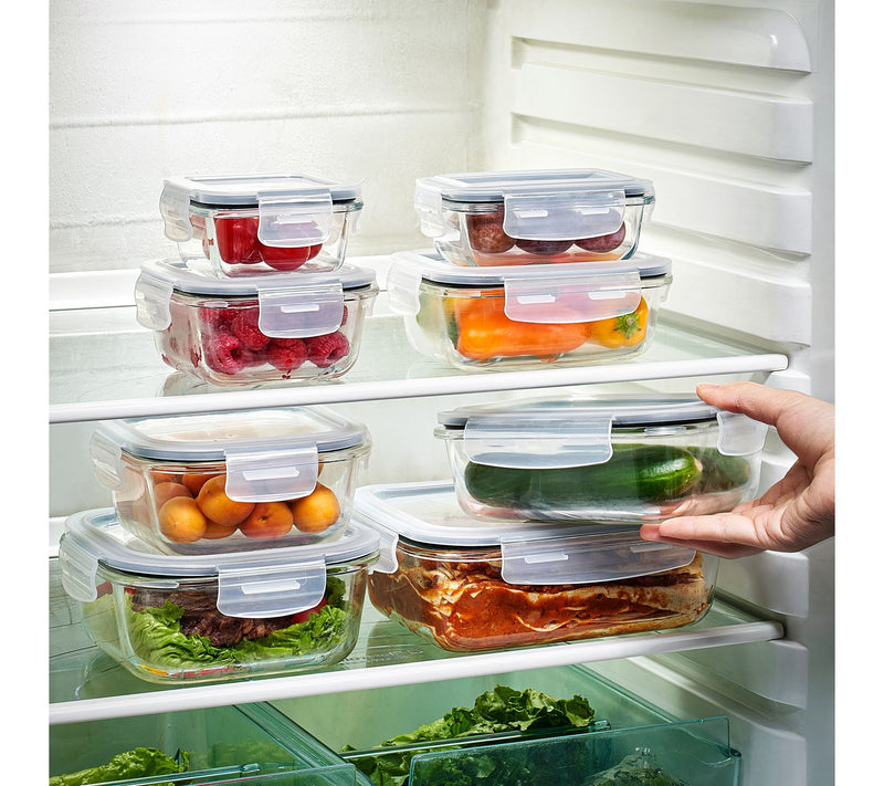Sorbus 16-Piece Glass Food Storage Containers with Lids — View 3