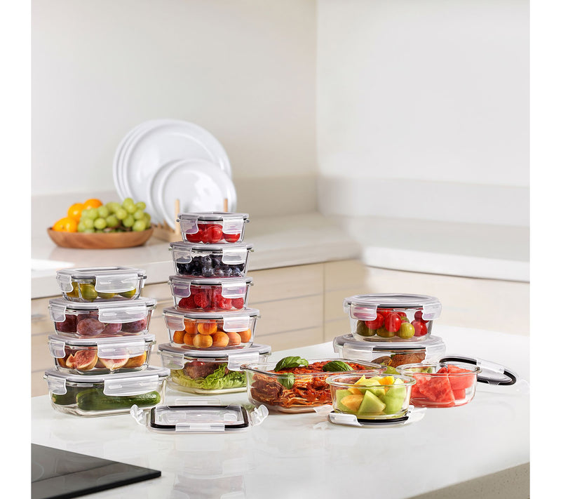 Sorbus 28-Piece Glass Food Storage Containers with Lids — View 5