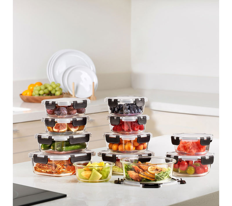 Sorbus 24-Piece Glass Food Storage Containers with Lids — View 6