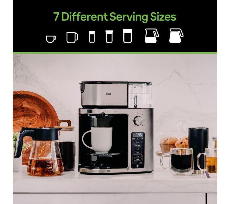 Braun MultiServe Plus 10- Cup Pod Free Drip Coffee Maker — View 4