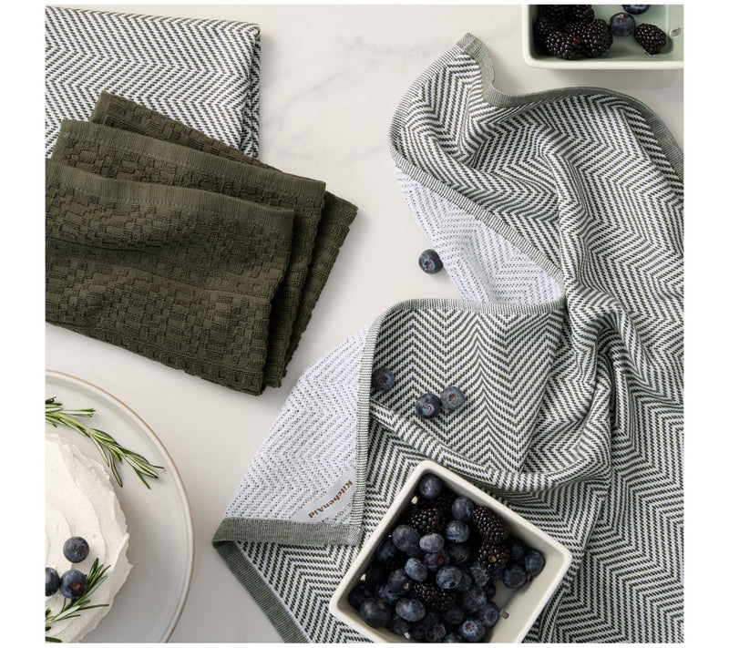KitchenAid Evergreen Design Series Kitchen Towels 3-Pack — View 6
