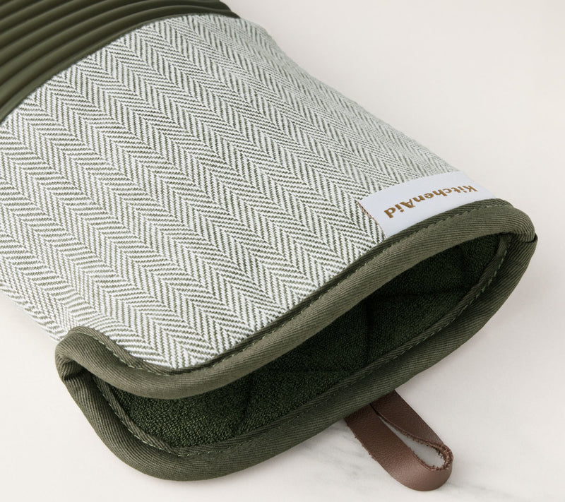 KitchenAid Evergreen Design Series HerringboneOven Mitts Set — View 2