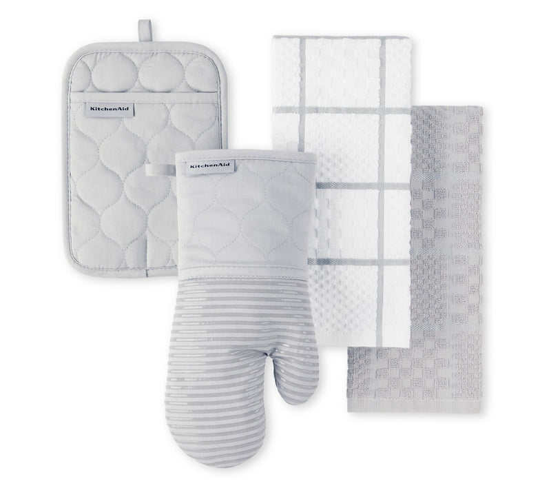 KitchenAid Quilted Cotton Terry Cloth 4-Piece Set — View 18