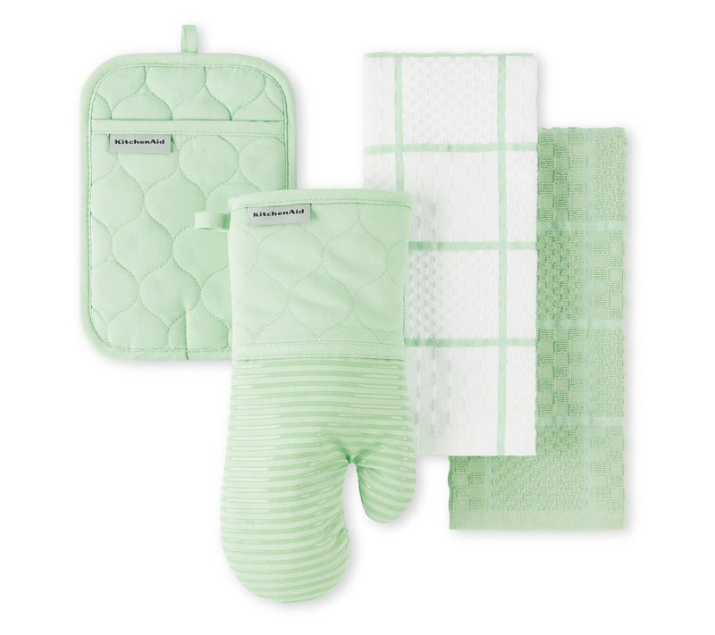 KitchenAid Quilted Cotton Terry Cloth 4-Piece Set — View 19