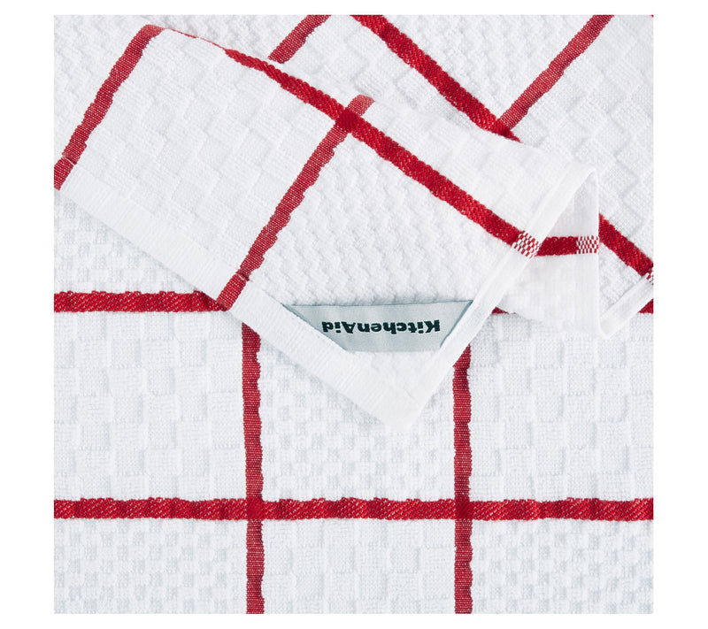 KitchenAid Quilted Cotton Terry Cloth 4-Piece Set — View 3