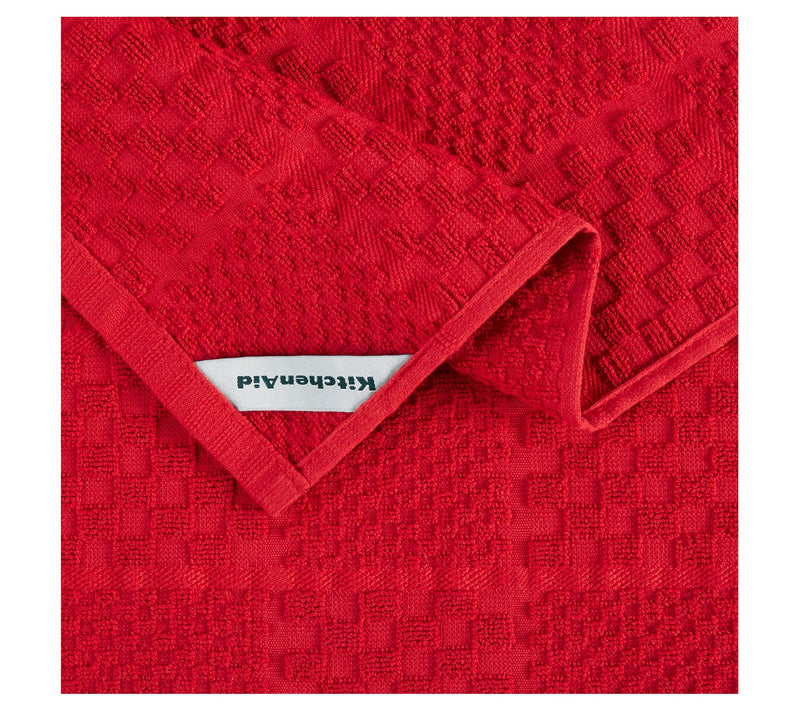 KitchenAid Quilted Cotton Terry Cloth 4-Piece Set — View 2