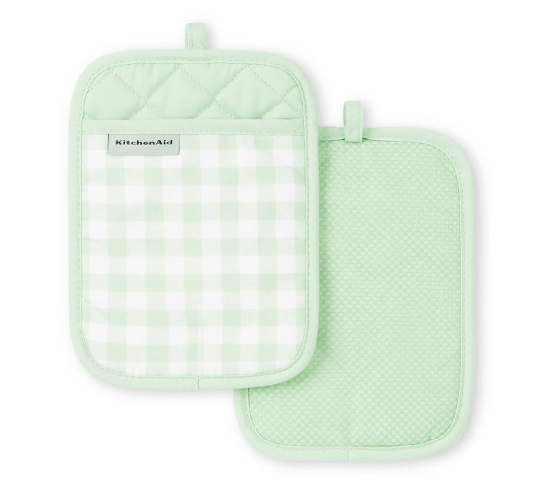 KitchenAid Gingham Pot Holder 2 Piece-Set — Main view