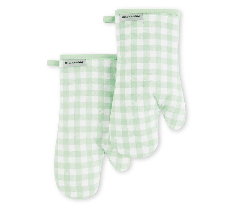 KitchenAid Gingham Oven Mitt 2-Pack Set — View 15