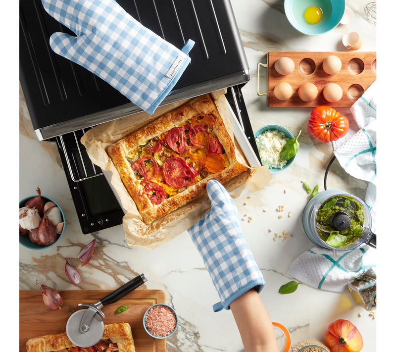 KitchenAid Gingham Oven Mitt 2-Pack Set — View 5