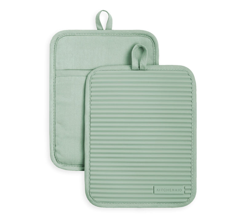 KitchenAid Ribbed Soft Silicone Pot Holder 2 Pack-Set — View 35