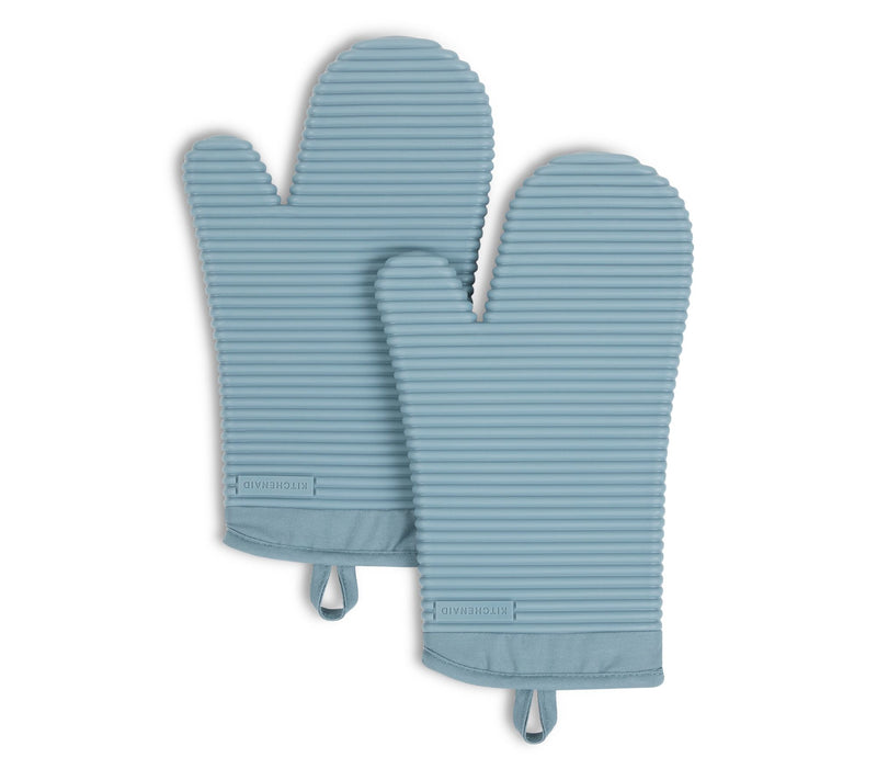 KitchenAid Ribbed Soft Silicone Oven Mitt 2 Pack-Set — Main view