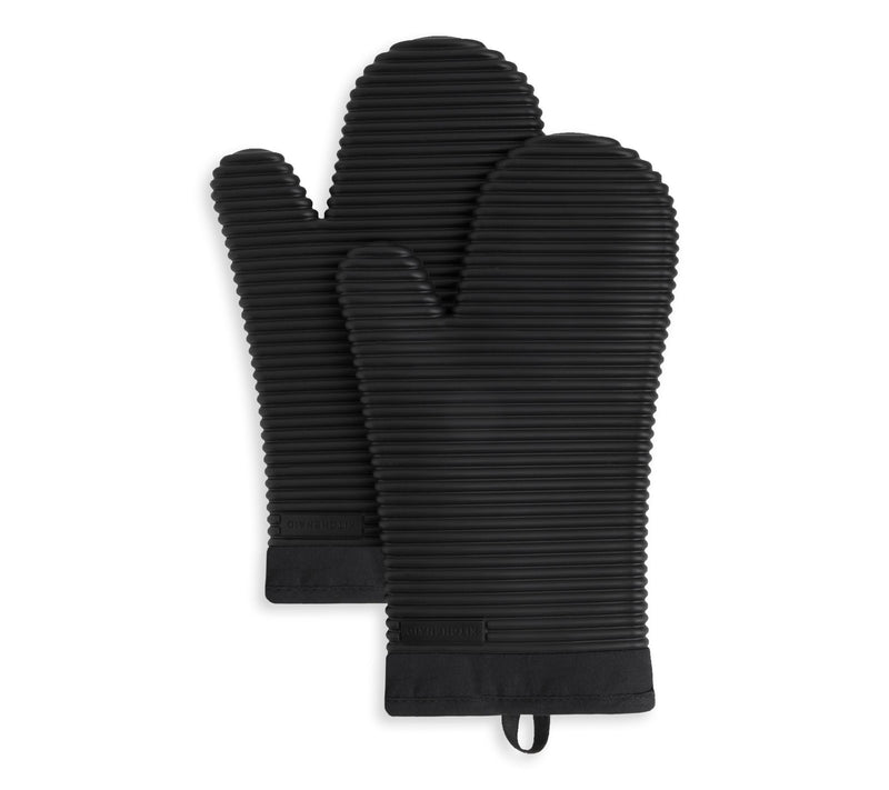 KitchenAid Ribbed Soft Silicone Oven Mitt 2 Pack-Set — View 38