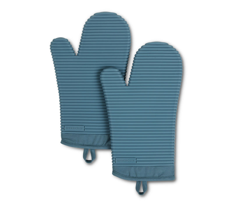 KitchenAid Ribbed Soft Silicone Oven Mitt 2 Pack-Set — View 42