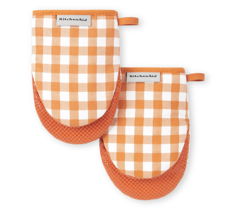 KitchenAid Gingham Mini Oven Mitt 2-Pack Set — View 16