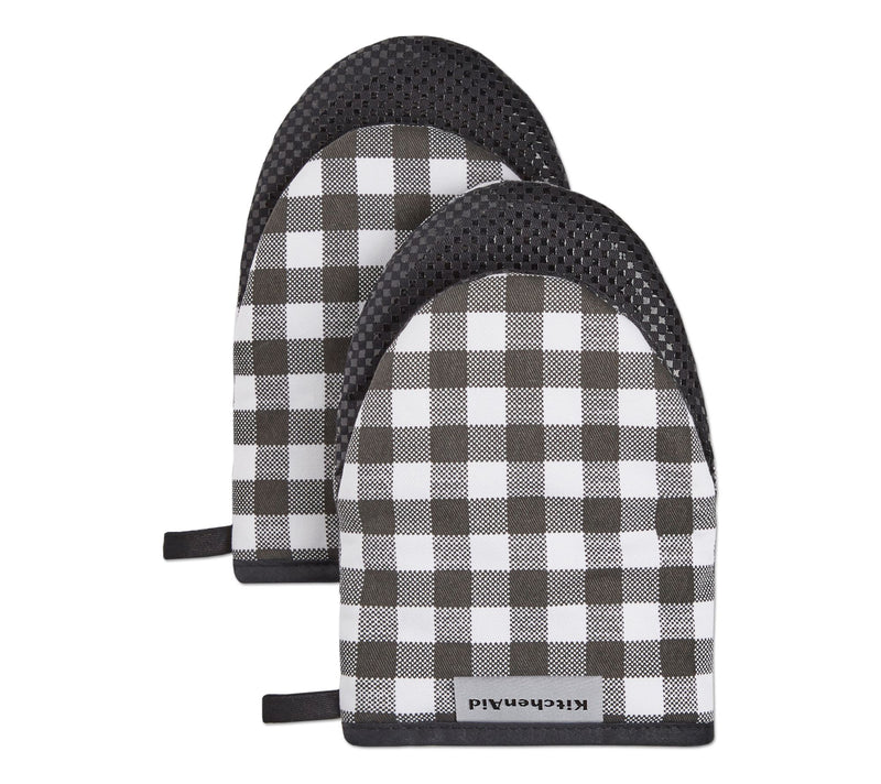 KitchenAid Gingham Mini Oven Mitt 2-Pack Set — View 19