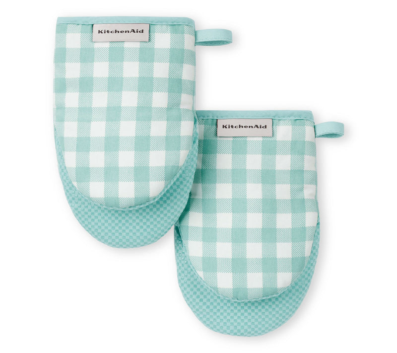 KitchenAid Gingham Mini Oven Mitt 2-Pack Set — View 20