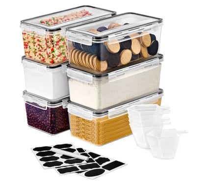 Sorbus Large Airtight Food Storage Containers with Lids 6-Pack
