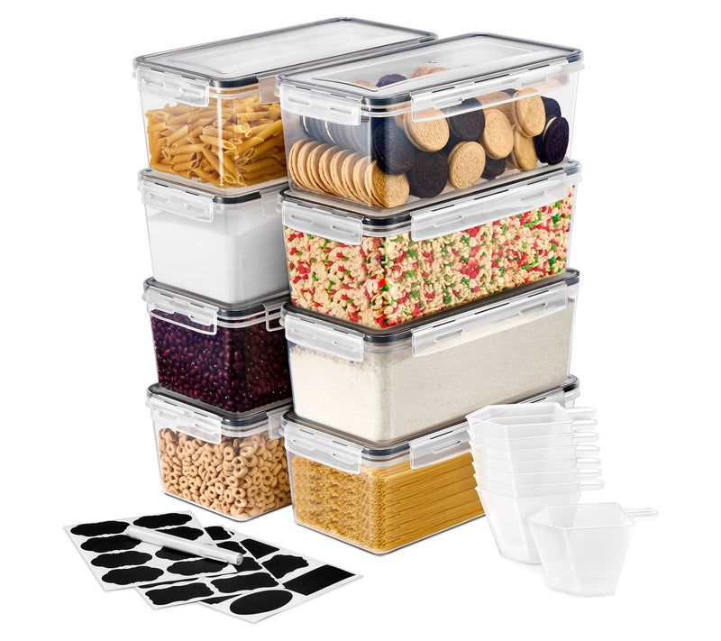 Sorbus Large Airtight Food Storage Containers with Lids 8-Pack — View 8