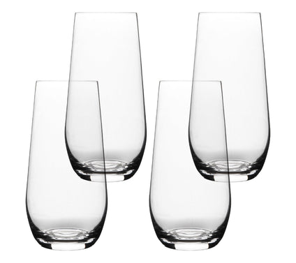 over&back Stemless Mouth-Blown Glassware Set of4