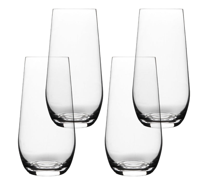 over&back Stemless Mouth-Blown Glassware Set of4 — Main view
