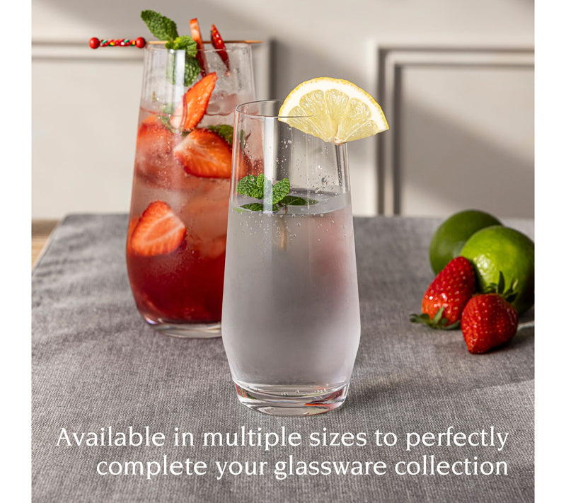 over&back Stemless Mouth-Blown Glassware Set of4 — View 2