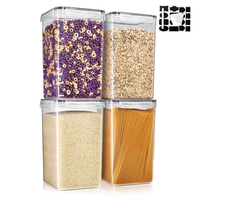 Sorbus 4-Pack Food Storage Containers with Airtight Lids — Main view