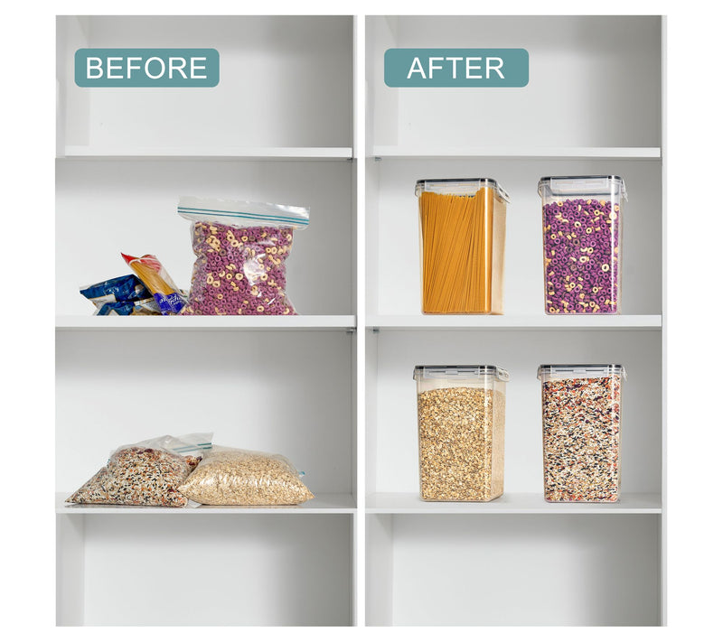 Sorbus 4-Pack Food Storage Containers with Airtight Lids — View 5
